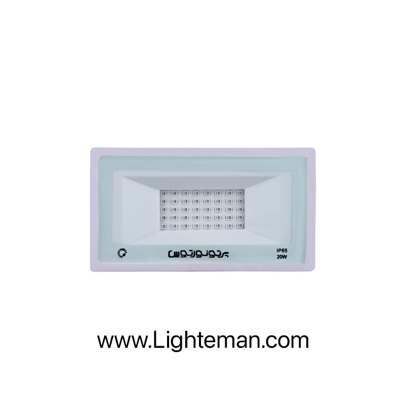 پروژکتور 10 وات LED پرتو نور توس مدل هامون رنگ آبی