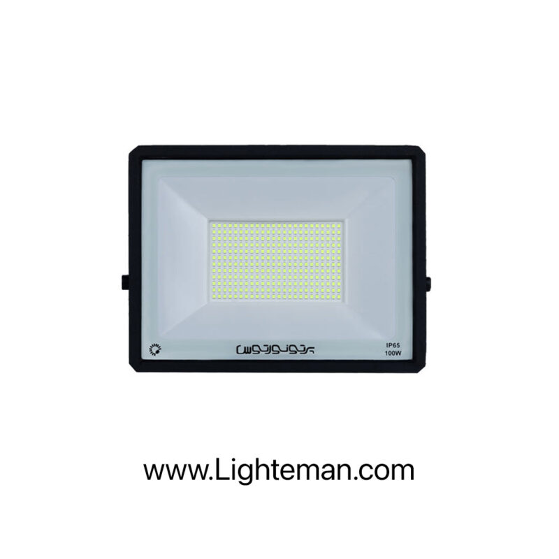 پروژکتور رنگی سبز 100 وات LED پرتو نور توس مدل هانیس