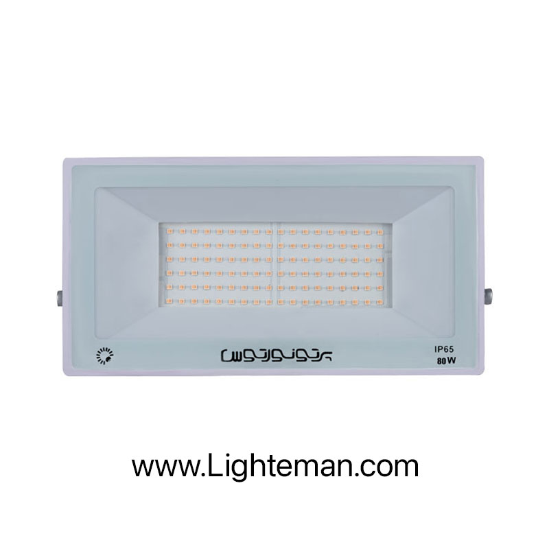 پروژکتور رنگی بنفش 80 وات LED پرتو نور توس مدل هامون