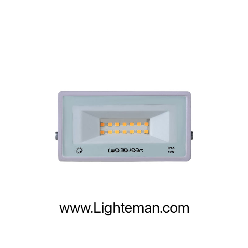پروژکتور 10 وات LED پرتو نور توس مدل هامون رنگ زرد
