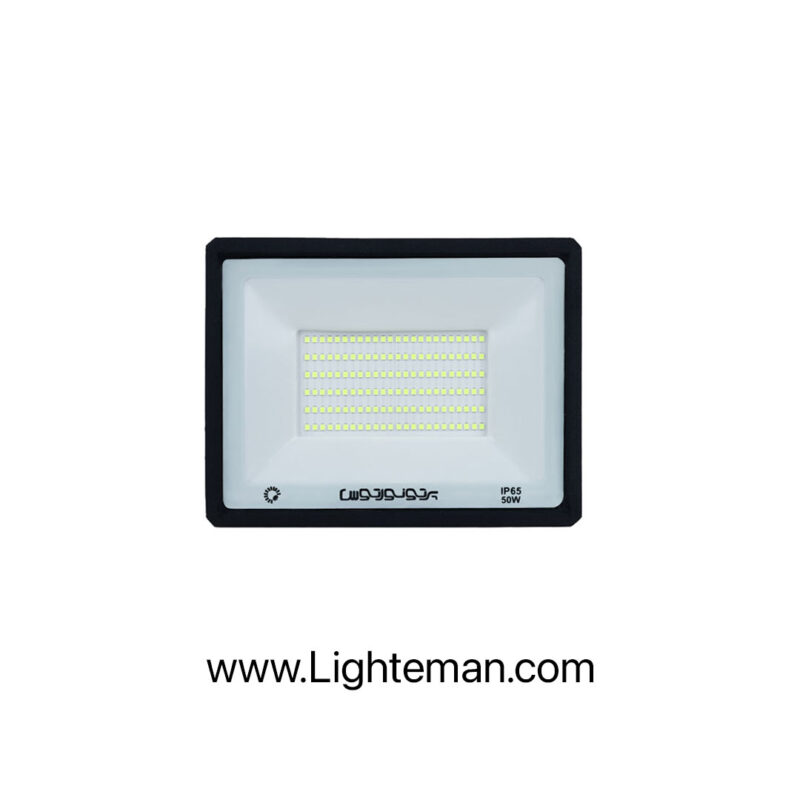 پروژکتور رنگی فیروزه ای 50 وات LED پرتو نور توس مدل هانیس