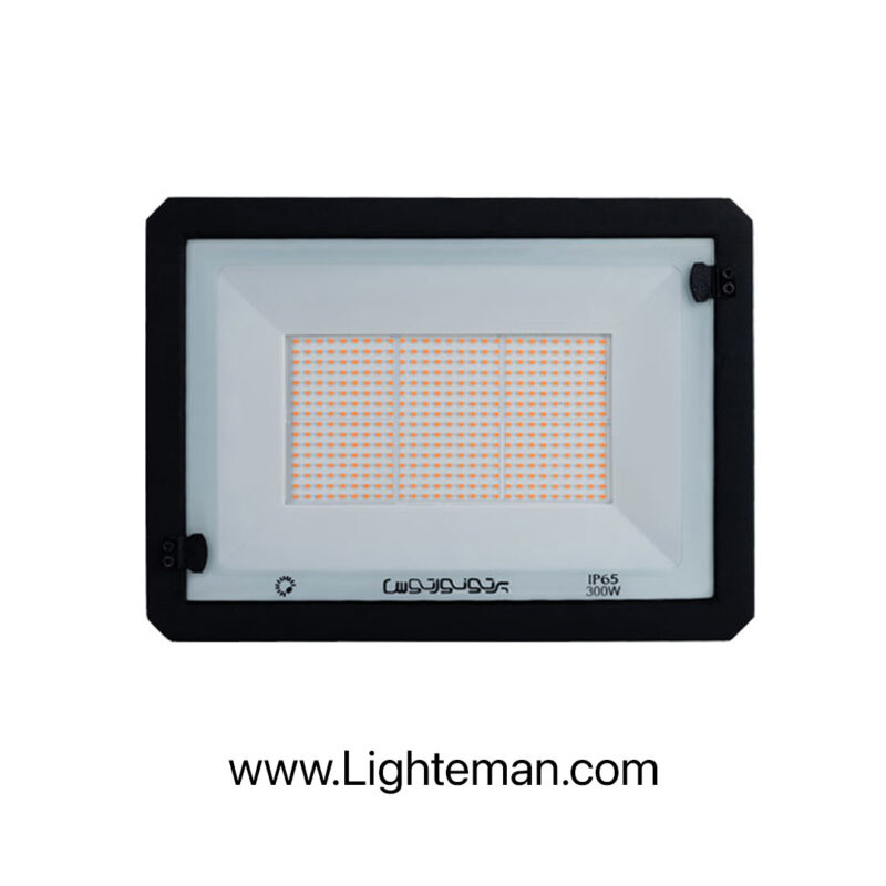 پروژکتور رنگی قرمز 300 وات LED پرتو نور توس مدل هانیس