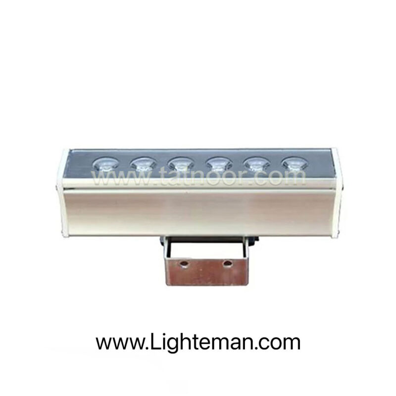 چراغ وال واشر ضد آب تک رنگ 6 وات 20 سانتیمتر کد 6RW