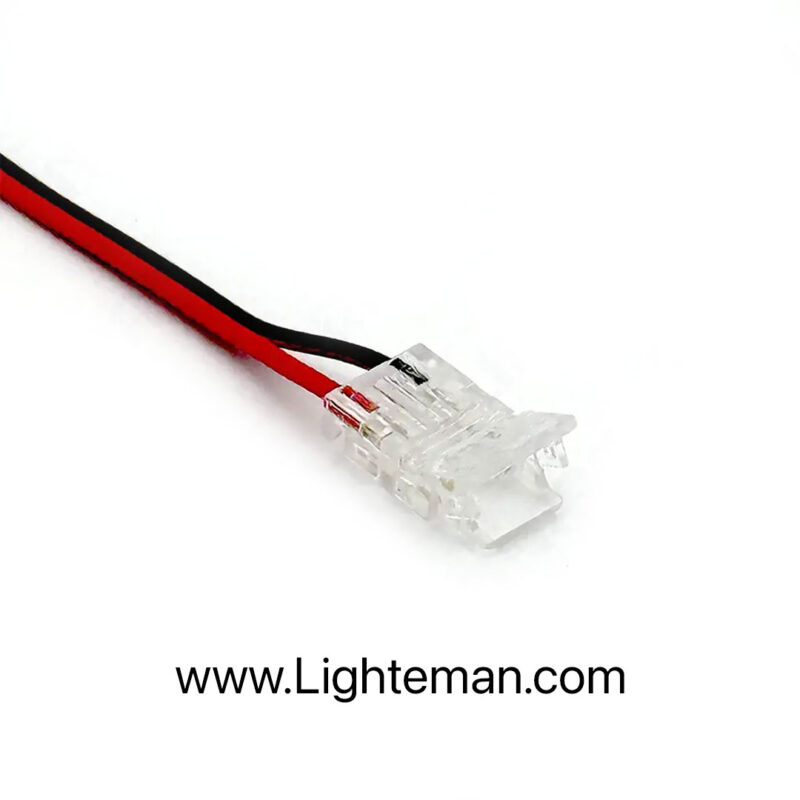 رابط سیم دار دو سر سوکت 8 میلی‌متری جهت اتصال ريسه LED تراکم 120